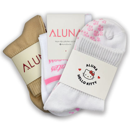 Aluna Pilates Crew Sock - 3 Pack